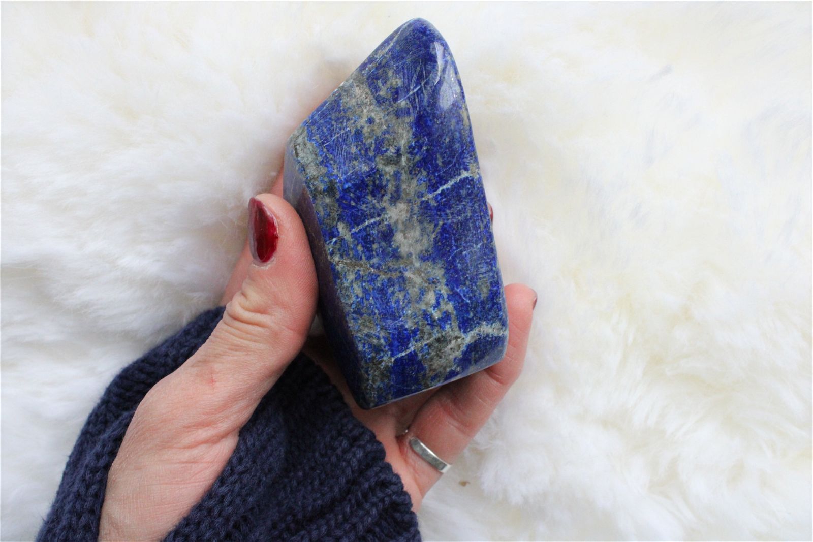 Lapis lazuli à poser 0.3 kg - Aurore Lune 