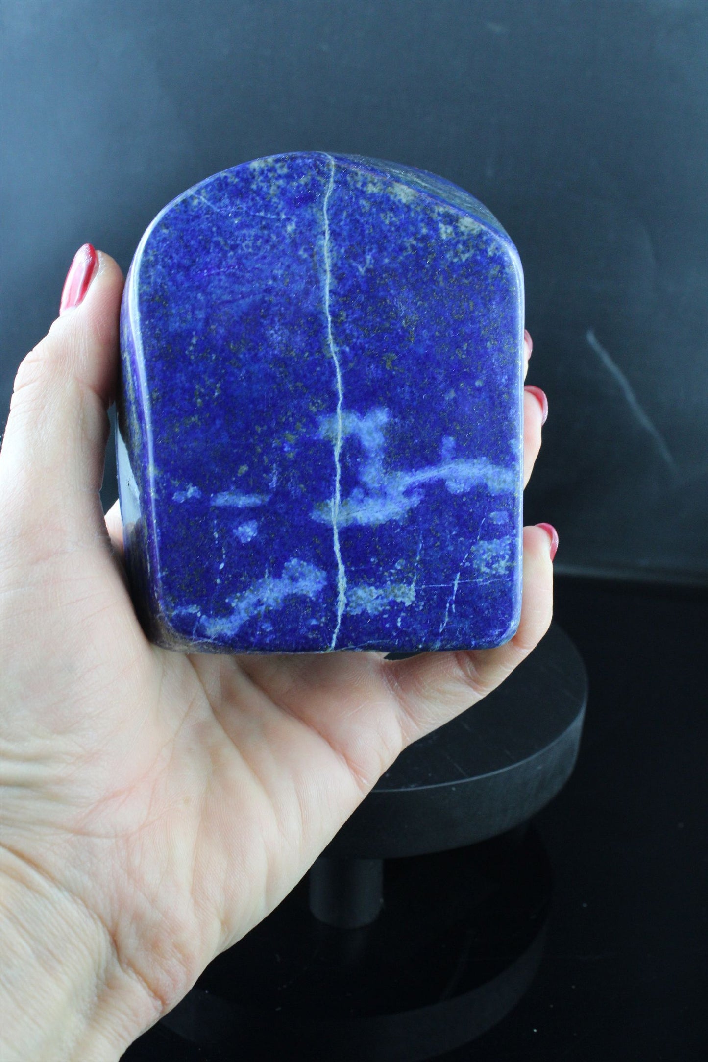 Lapis lazuli à poser 0.7 kg 10 cm - Aurore Lune 