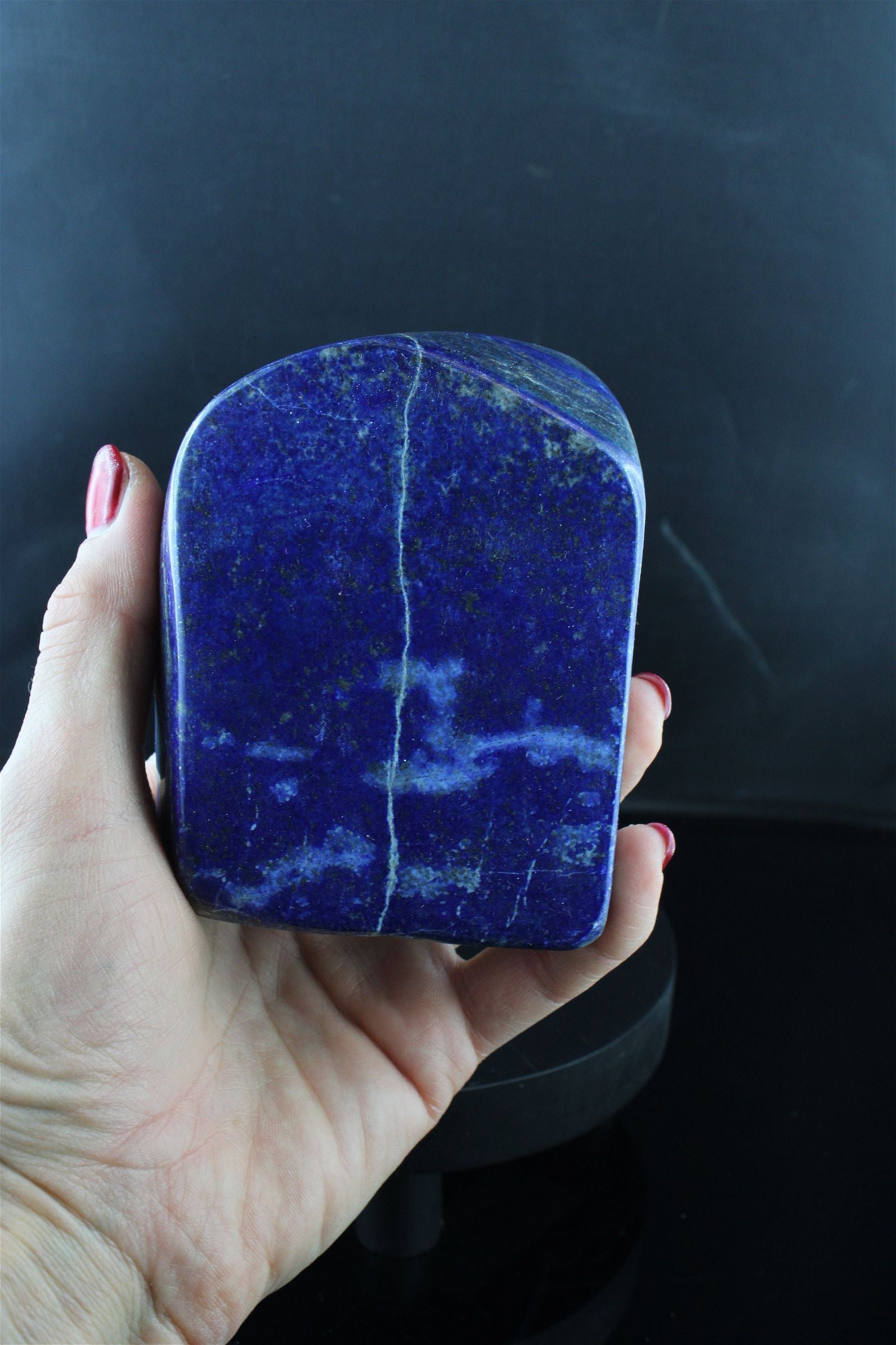 Lapis lazuli à poser 0.7 kg 10 cm - Aurore Lune 