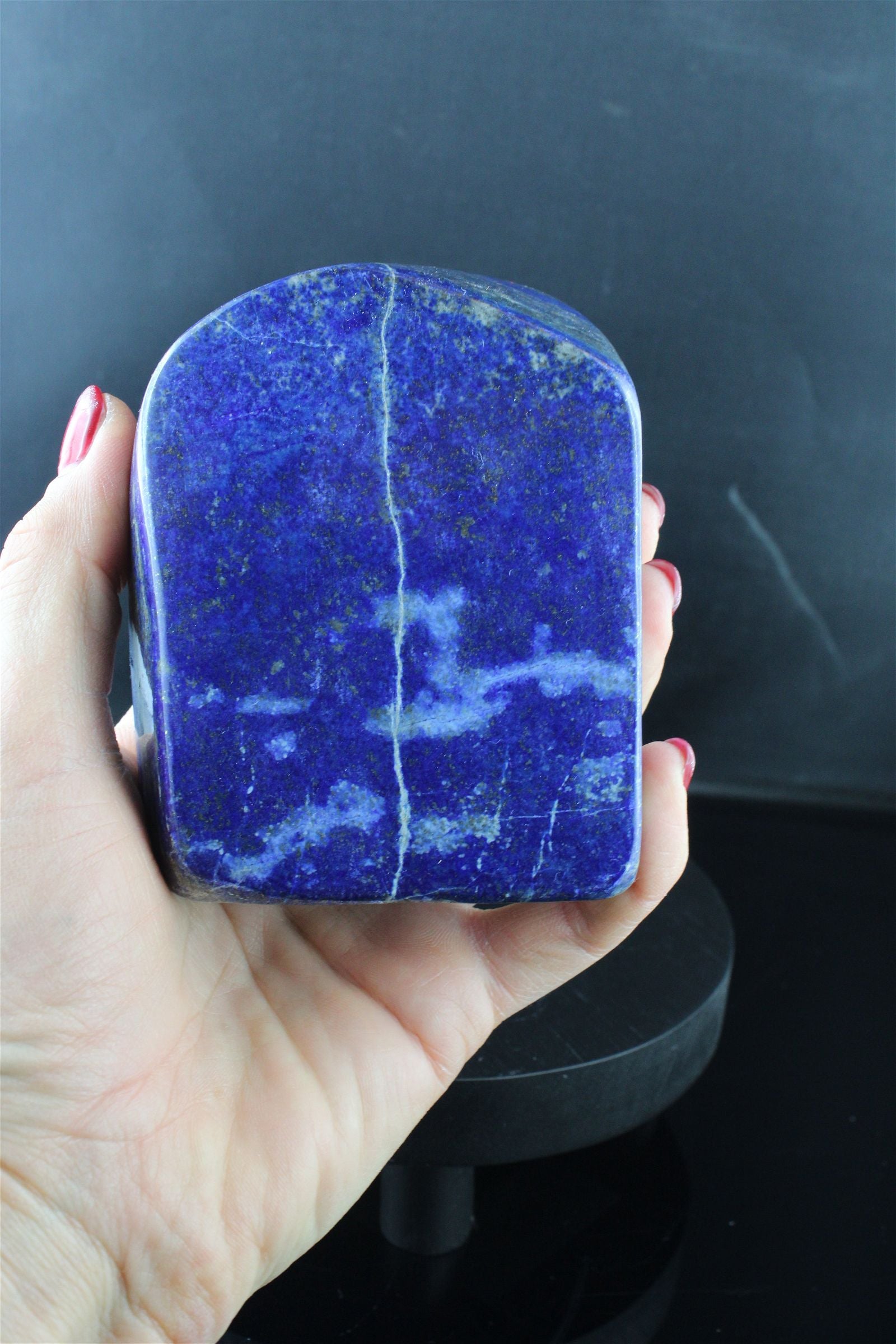 Lapis lazuli à poser 0.7 kg 10 cm - Aurore Lune 