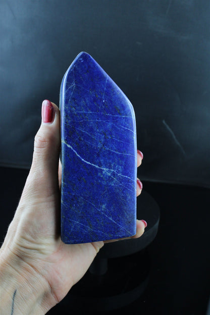 Lapis lazuli à poser LEGEREMENT ABIMEE SUR LE COTE - Aurore Lune 