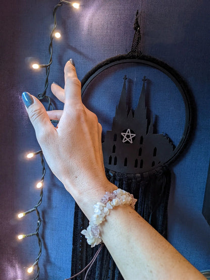 Lot de 2 bracelets fécondité - inspiration- femme enceinte - maternité - Aurore Lune 