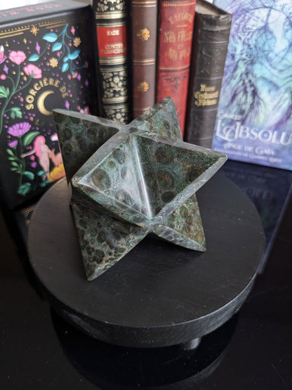 Merkaba en jaspe kambaba ou crocodile - Aurore Lune 