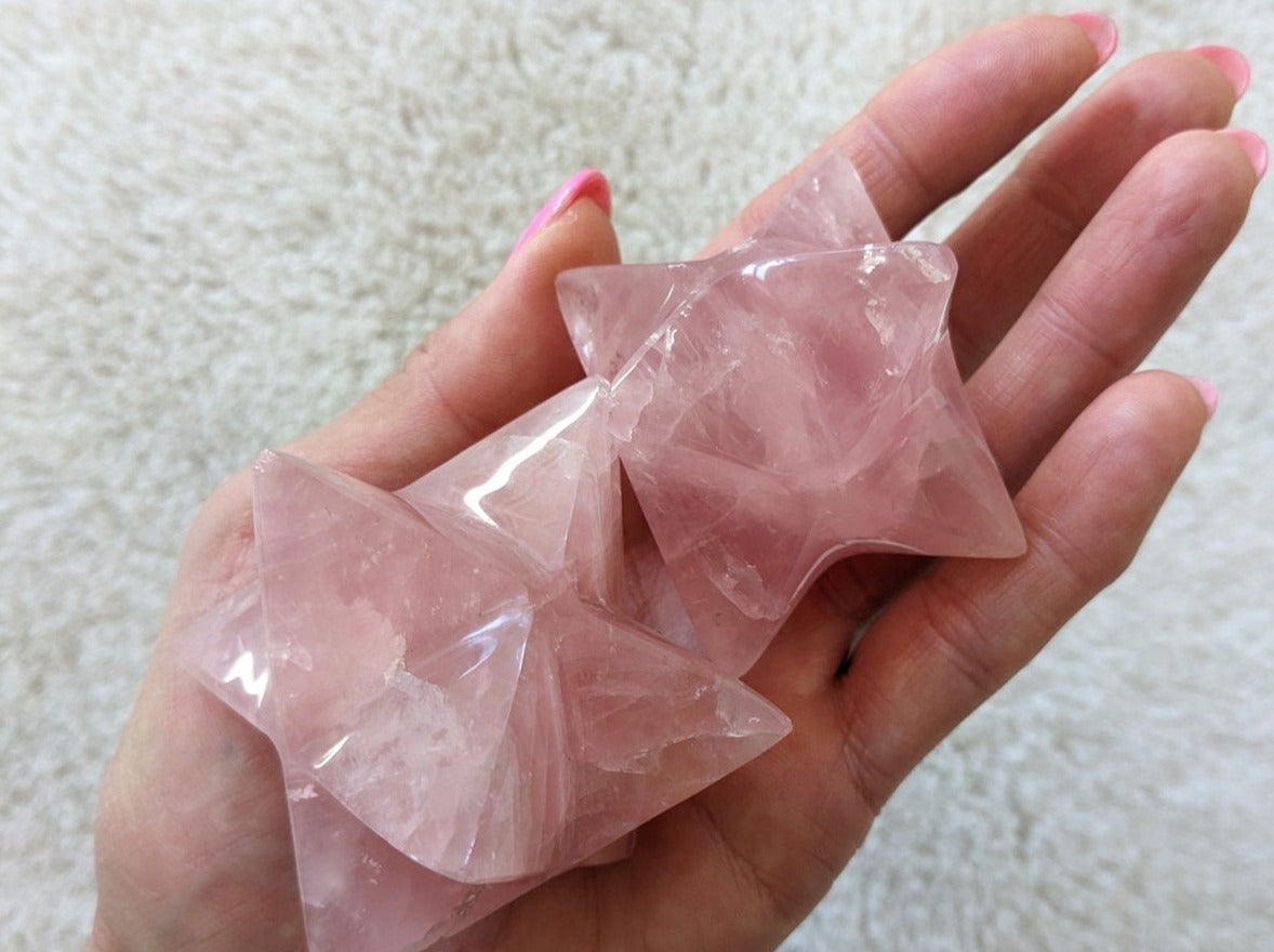 Merkaba quartz rose - Aurore Lune 