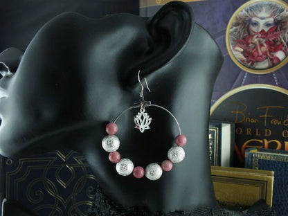 PRINTEMPS DE DOUCEUR * boucles d'oreilles - Aurore Lune 