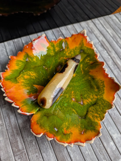 Lot unique poterie locale et bâton massage septaria - Aurore Lune