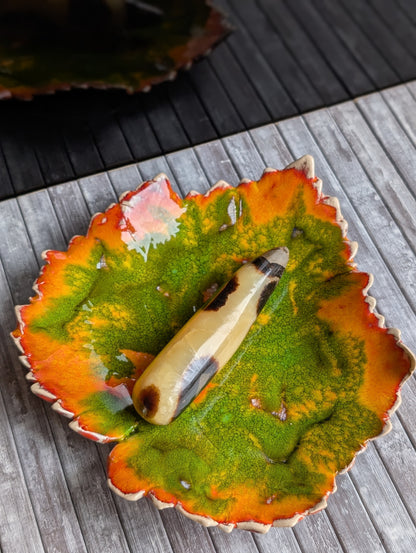 Lot unique poterie locale et bâton massage septaria - Aurore Lune