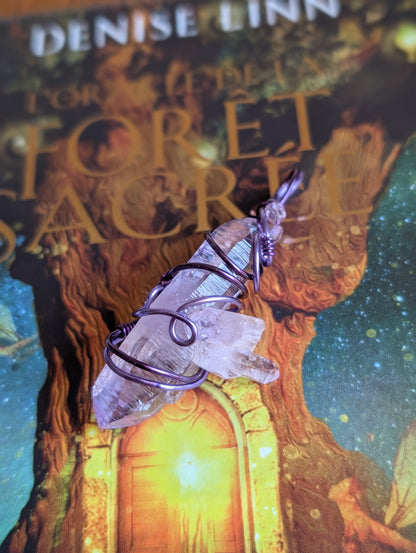 Collier Fait Main en Améthyste de Vera Cruz - Aurore Lune