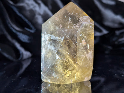 Pointe de citrine véritable - Aurore Lune