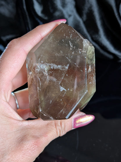 Pointe de citrine véritable - Aurore Lune