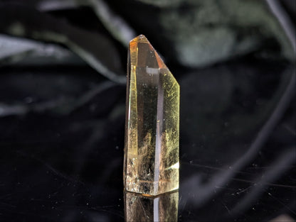 Pointe de citrine véritable - Aurore Lune