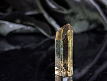 Pointe de citrine véritable - Aurore Lune
