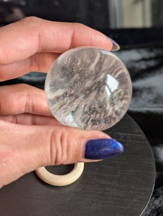 Sphère en cristal de roche avec support offert qualité++