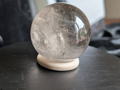 Sphère en cristal de roche avec support offert qualité++