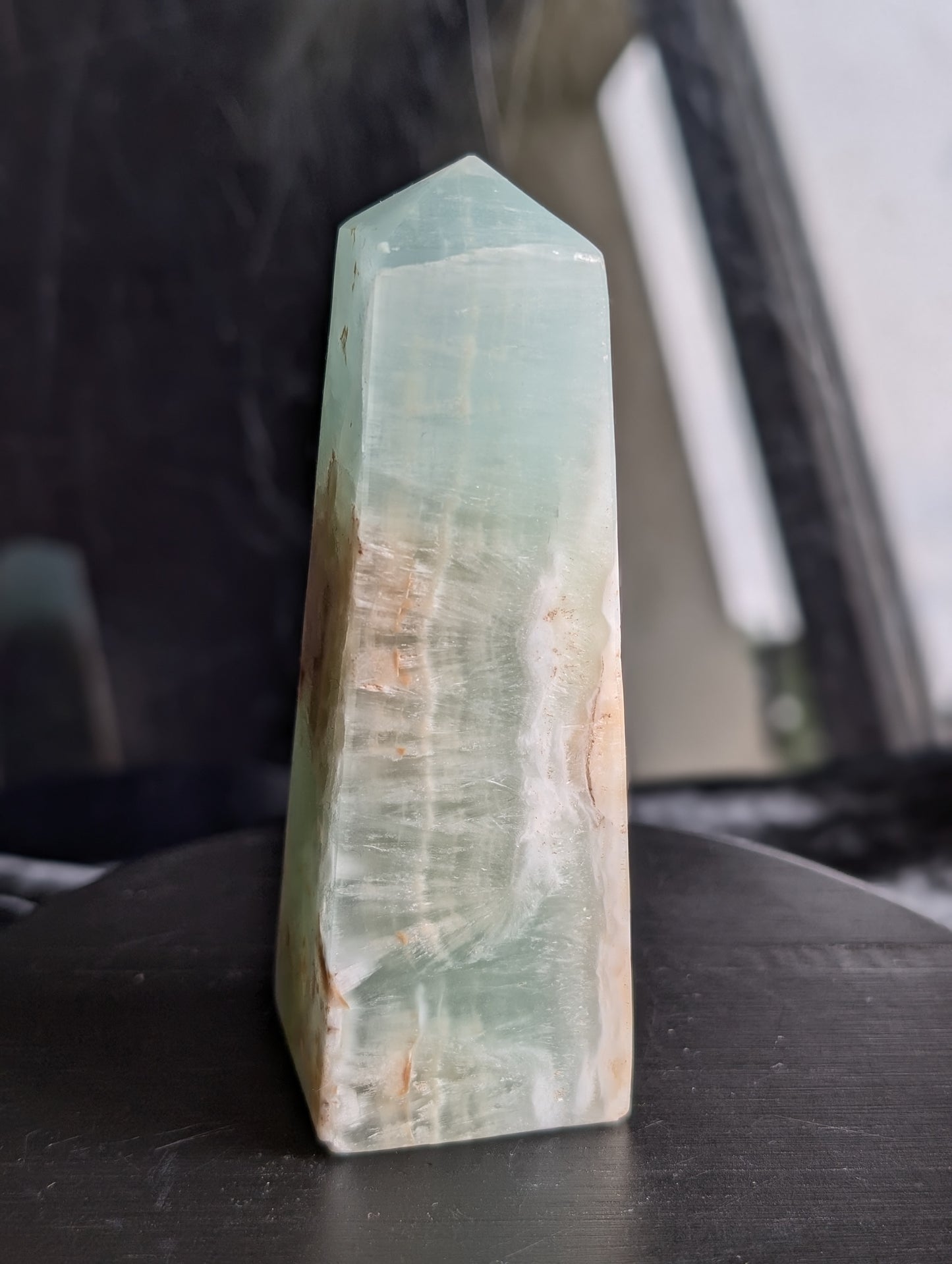 Pointe en chrysoprase