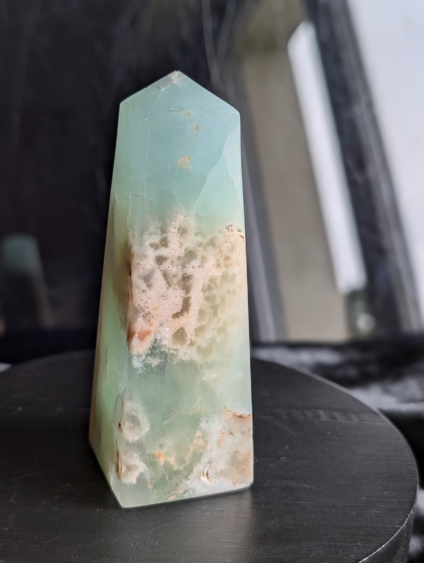 Pointe en chrysoprase