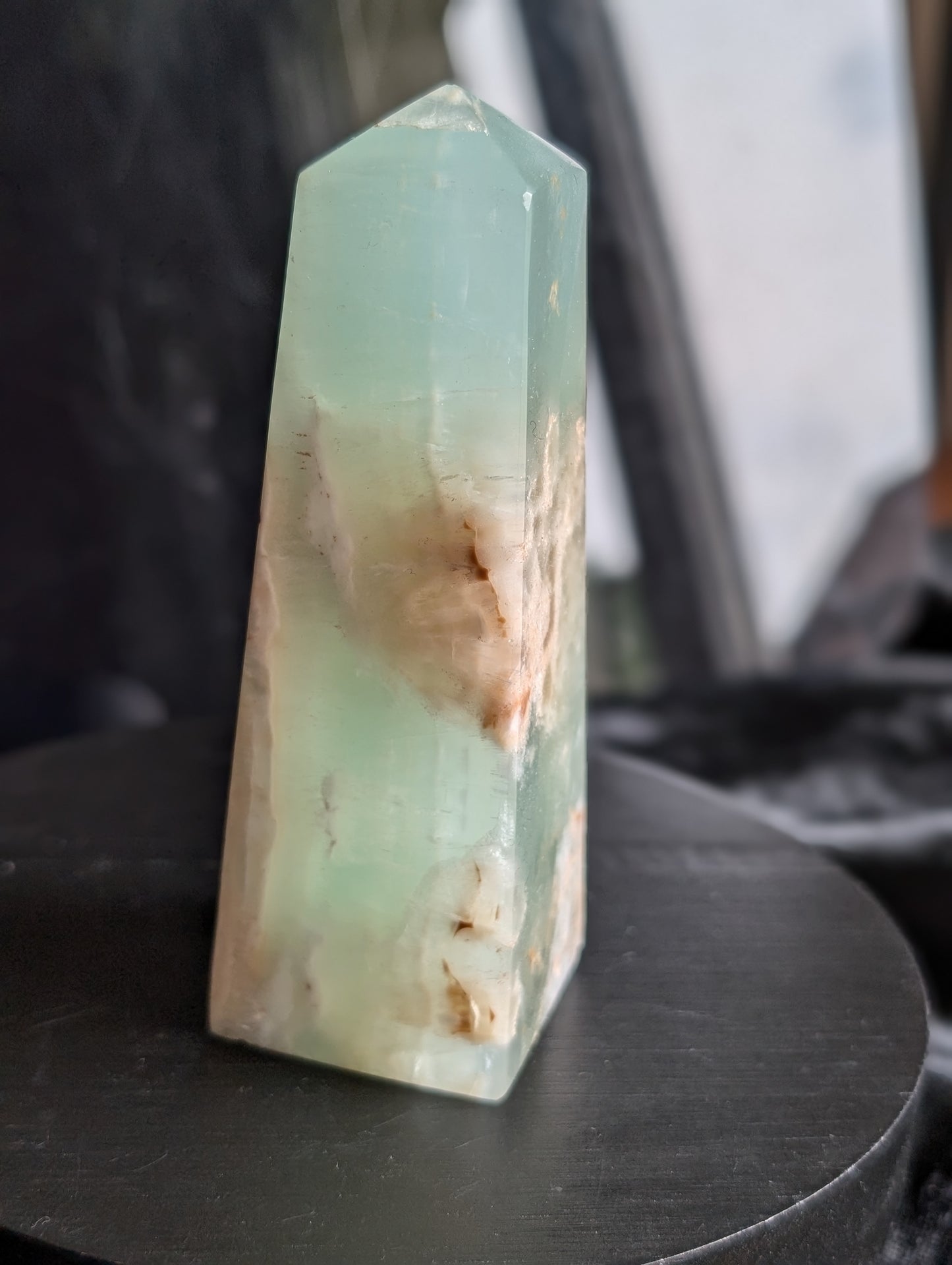 Pointe en chrysoprase