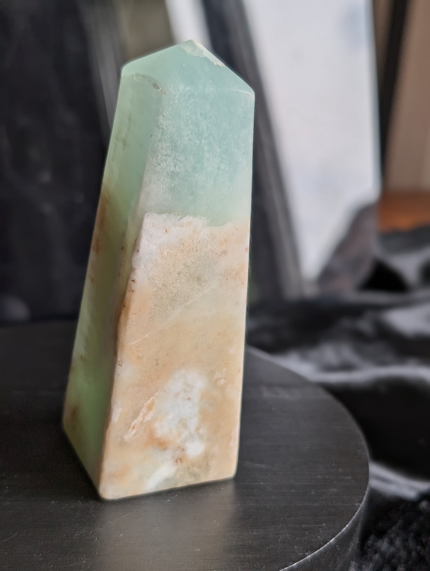 Pointe en chrysoprase