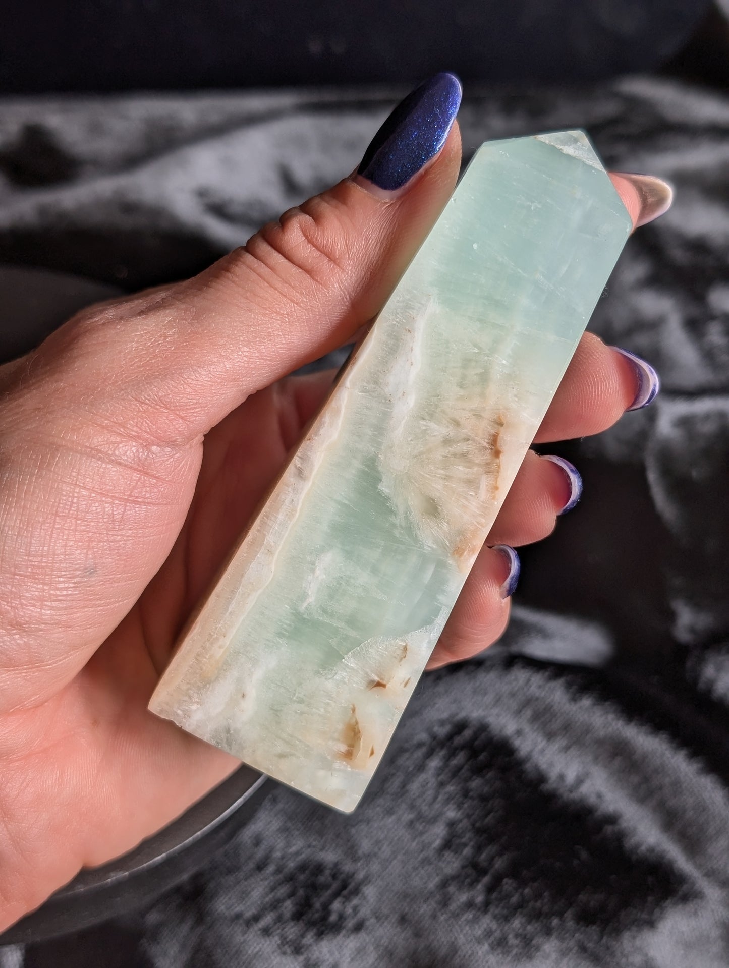 Pointe en chrysoprase