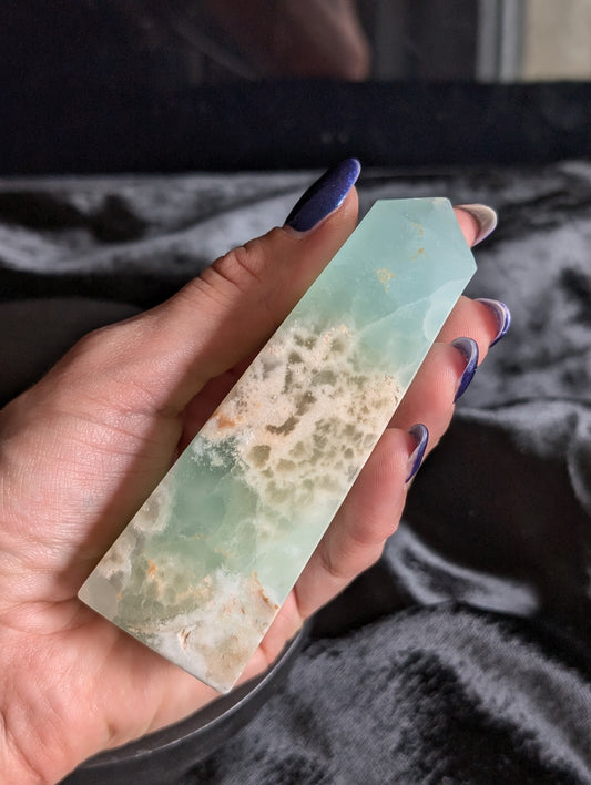 Pointe en chrysoprase
