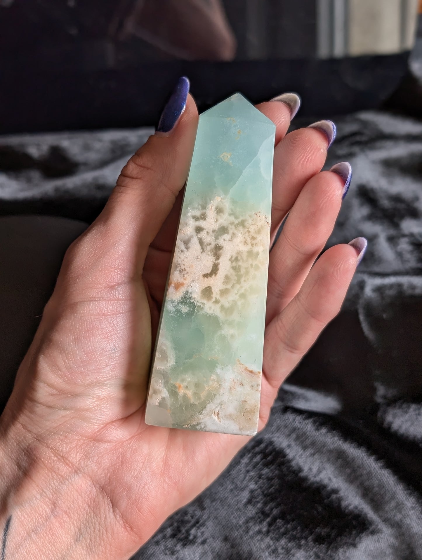 Pointe en chrysoprase