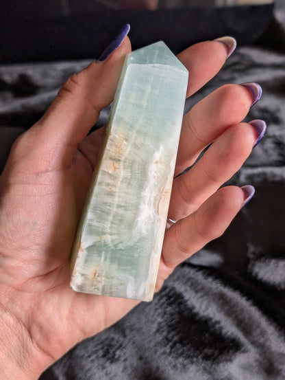 Pointe en chrysoprase