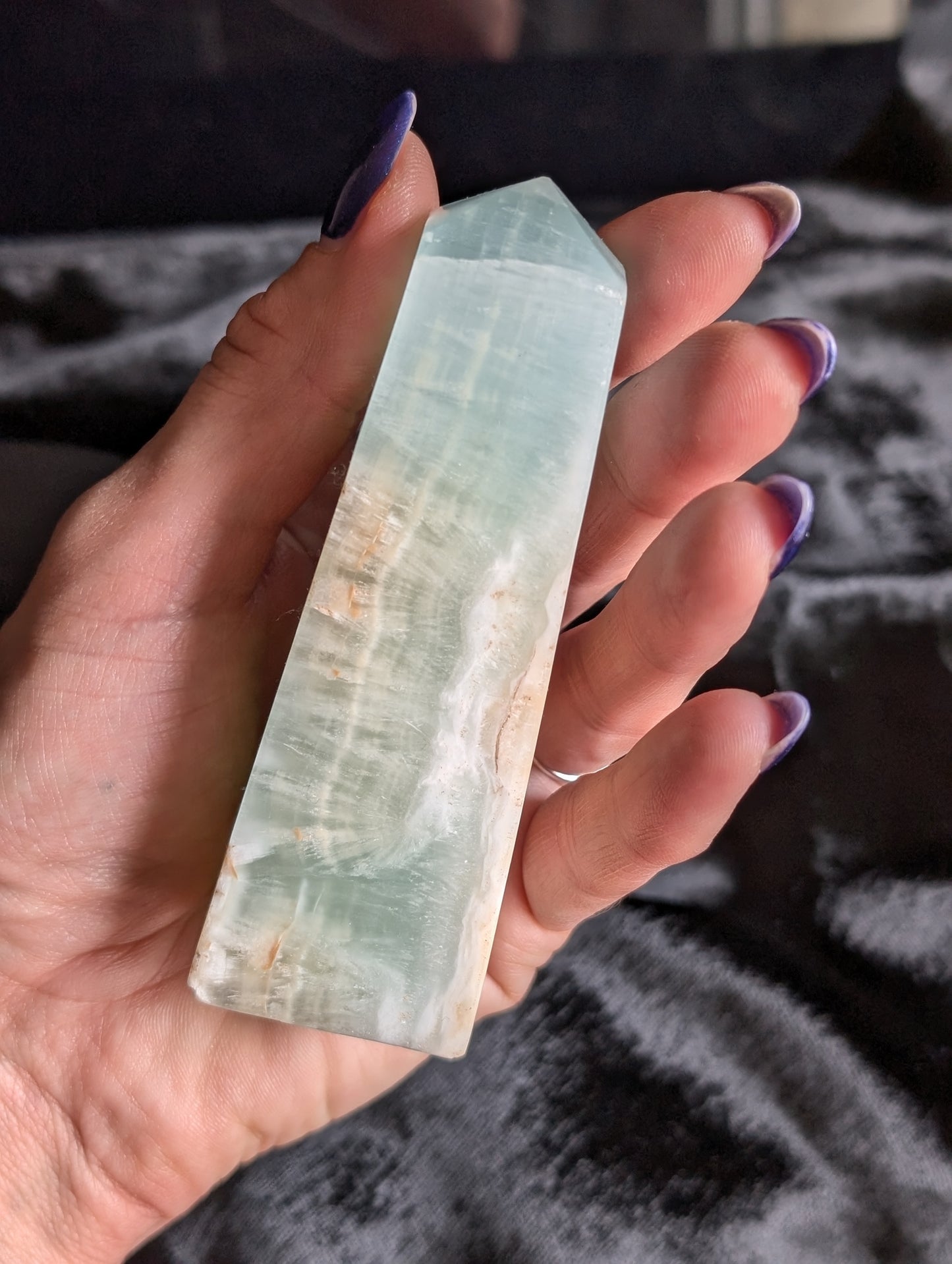 Pointe en chrysoprase