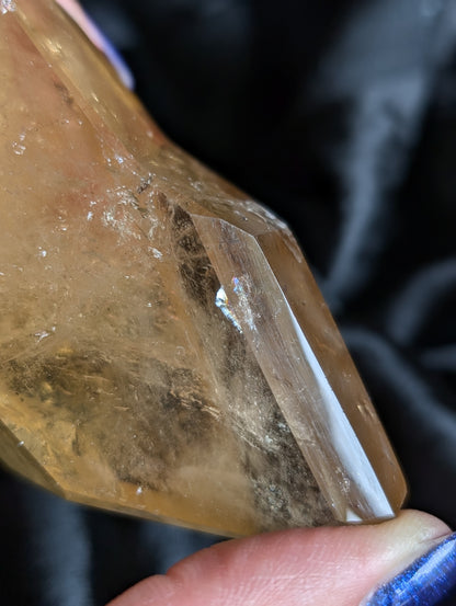 Pointe de citrine véritable