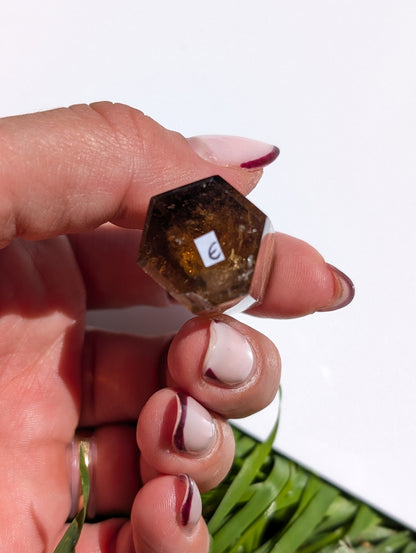 Pointe de citrine véritable