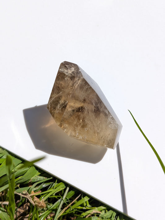 Pointe de citrine véritable