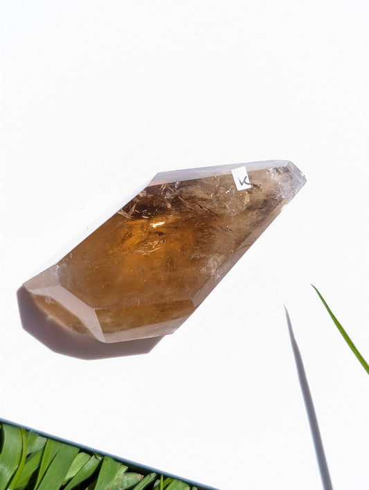 Pointe de citrine véritable