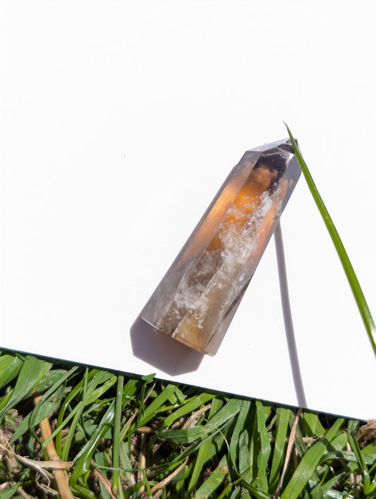 Pointe de citrine véritable