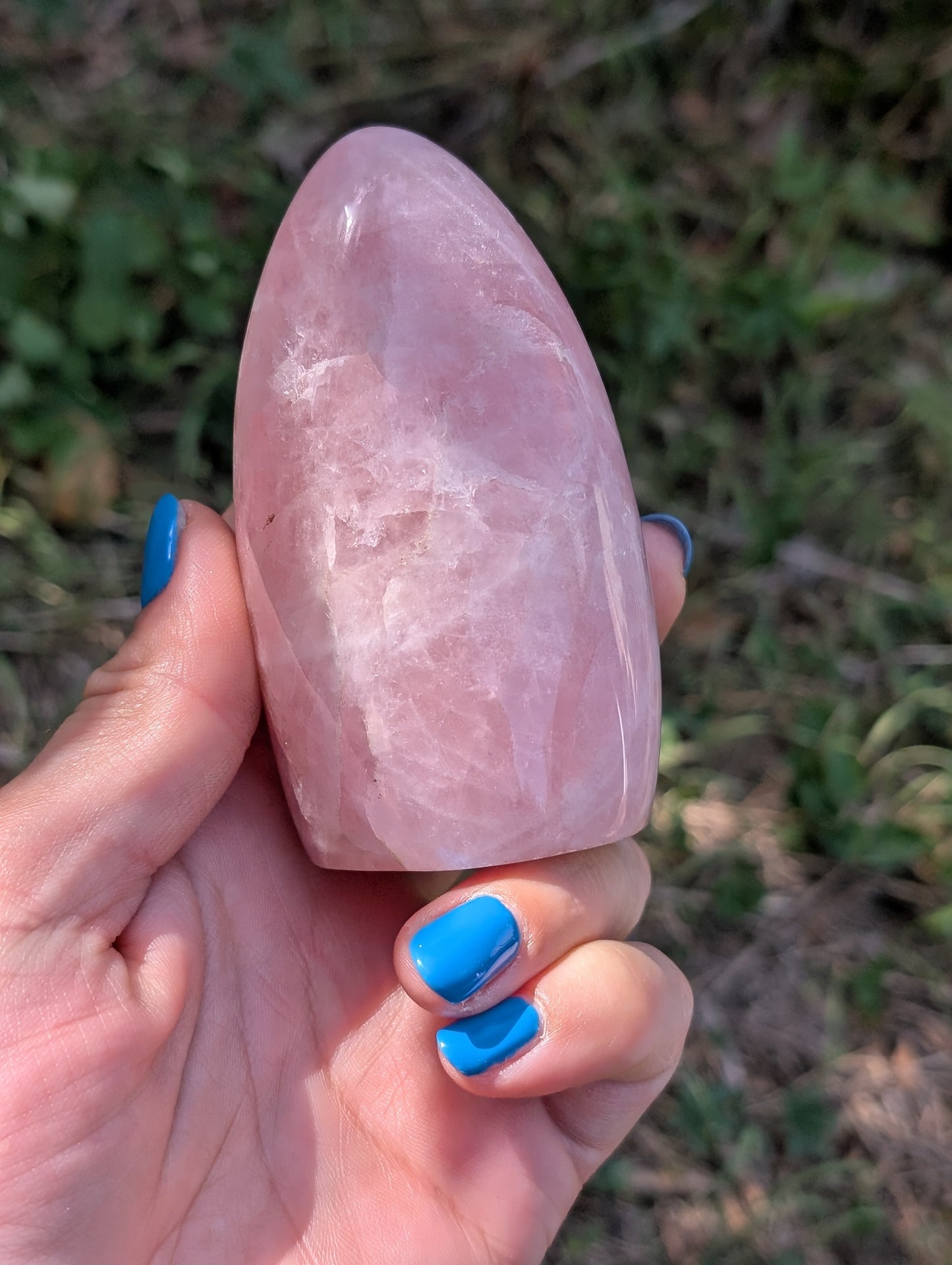 Quartz rose à poser