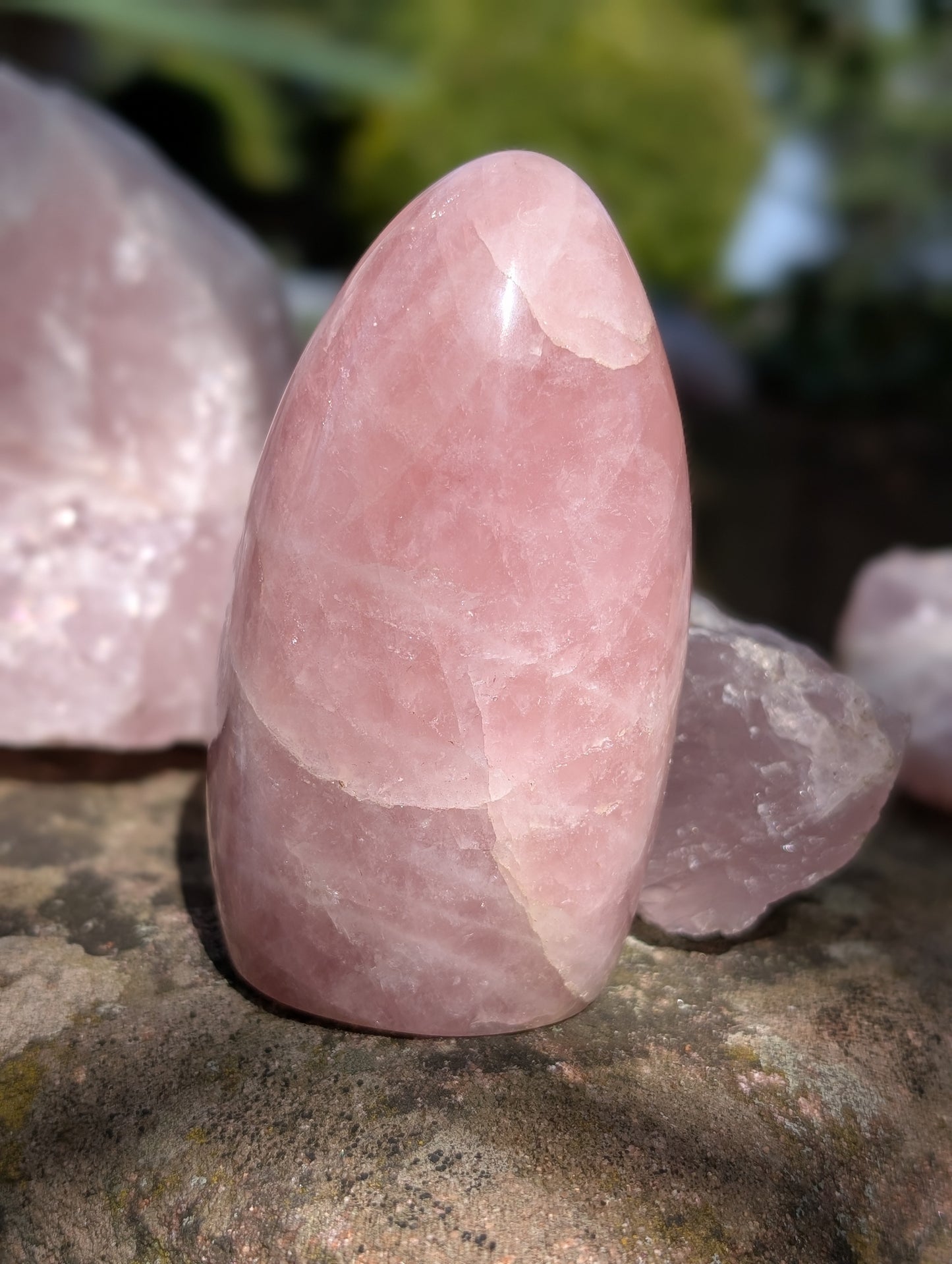 Quartz rose à poser