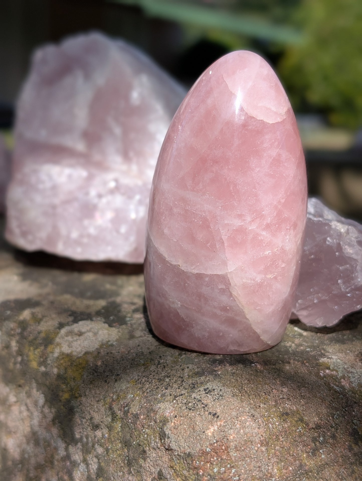 Quartz rose à poser