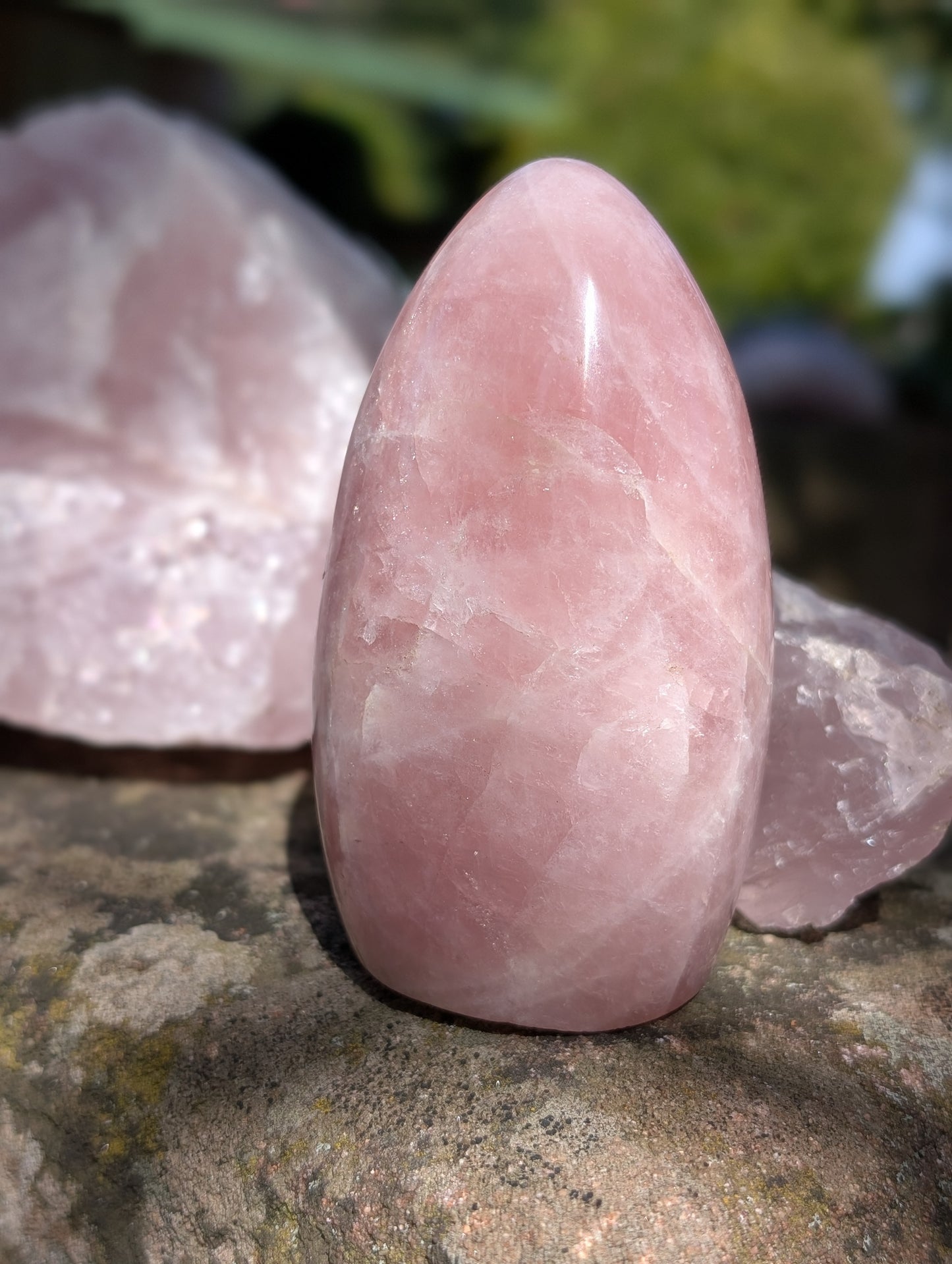 Quartz rose à poser