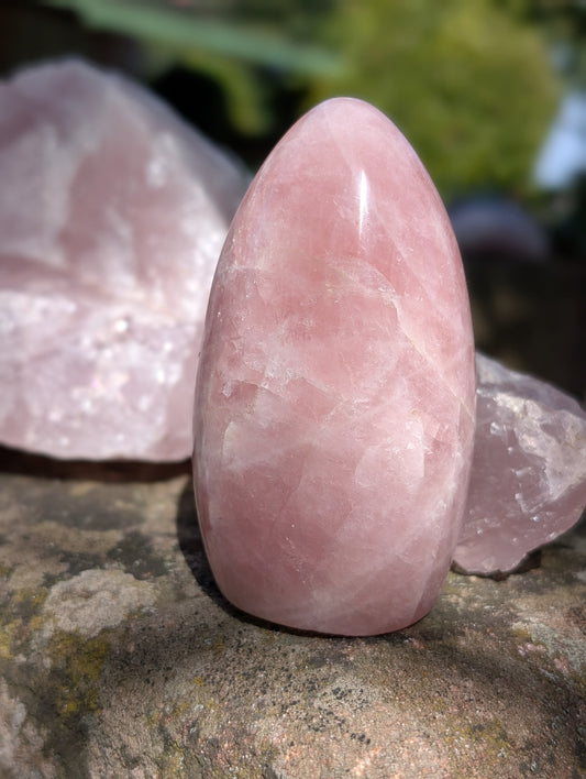 Quartz rose à poser