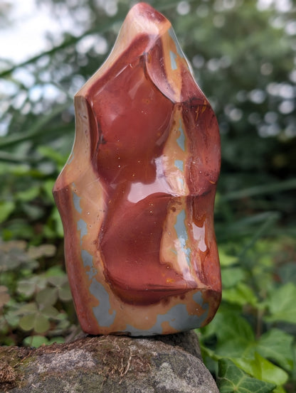 Flamme en jaspe polychrome ou impérial