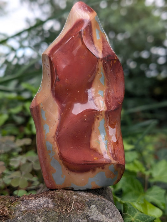 Flamme en jaspe polychrome ou impérial
