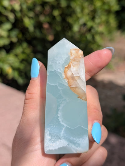 Pointe en chrysoprase