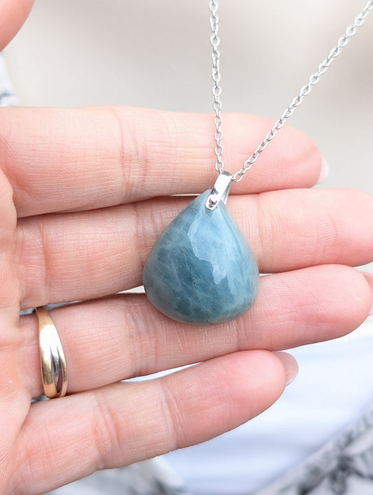 Collier en aigue marine