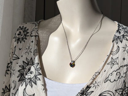 Collier décoré Swarovski couleur mystique