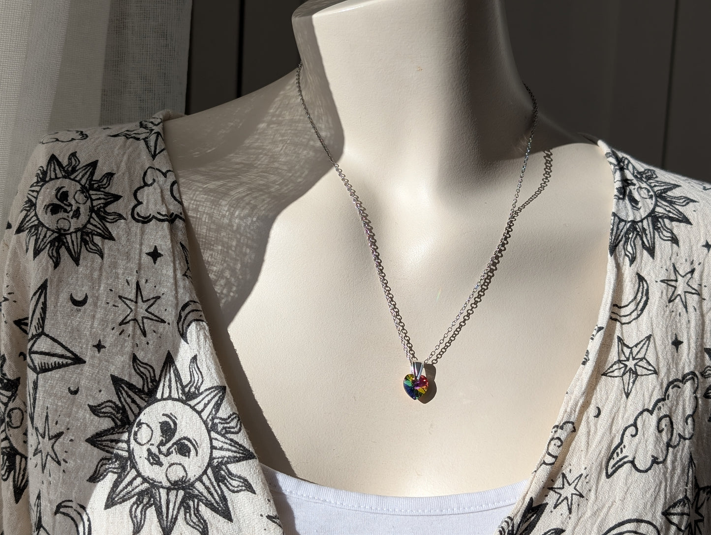 Collier décoré Swarovski couleur mystique