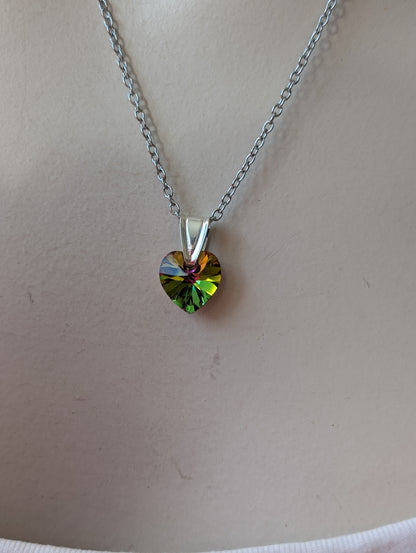 Collier décoré Swarovski couleur mystique