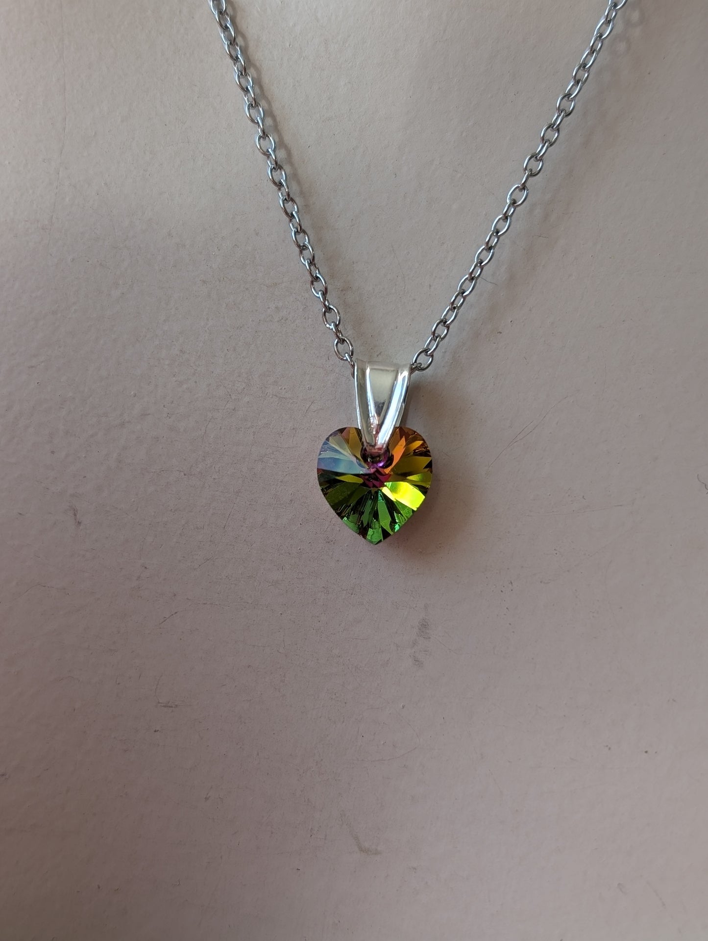 Collier décoré Swarovski couleur mystique
