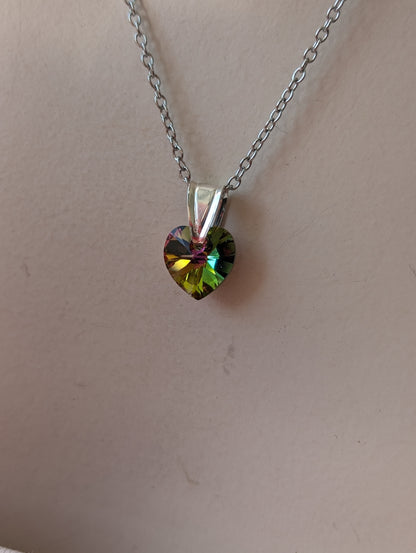 Collier décoré Swarovski couleur mystique