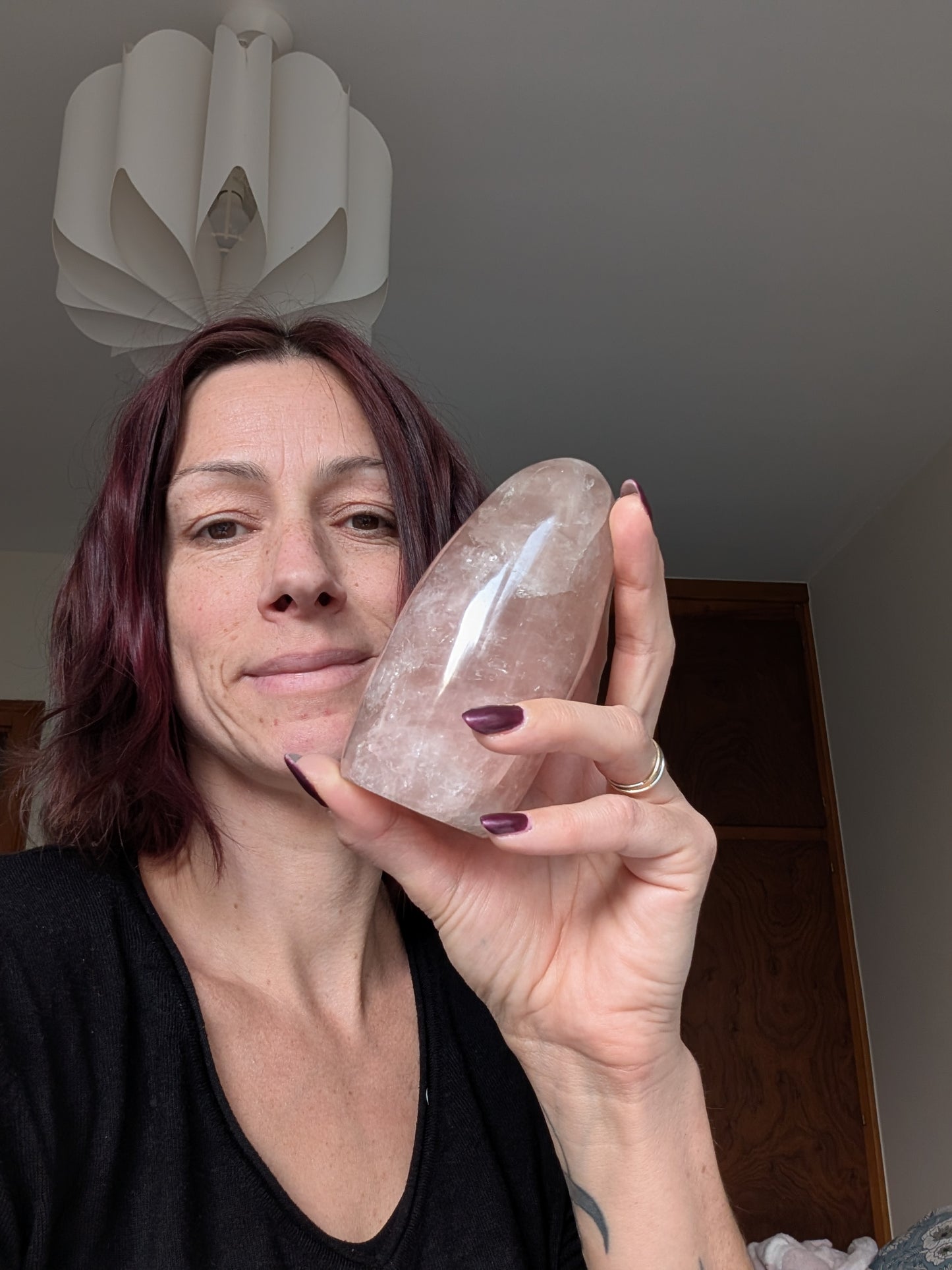 Quartz rose à poser photo contractuelle