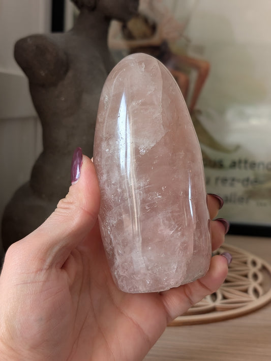 Quartz rose à poser photo contractuelle