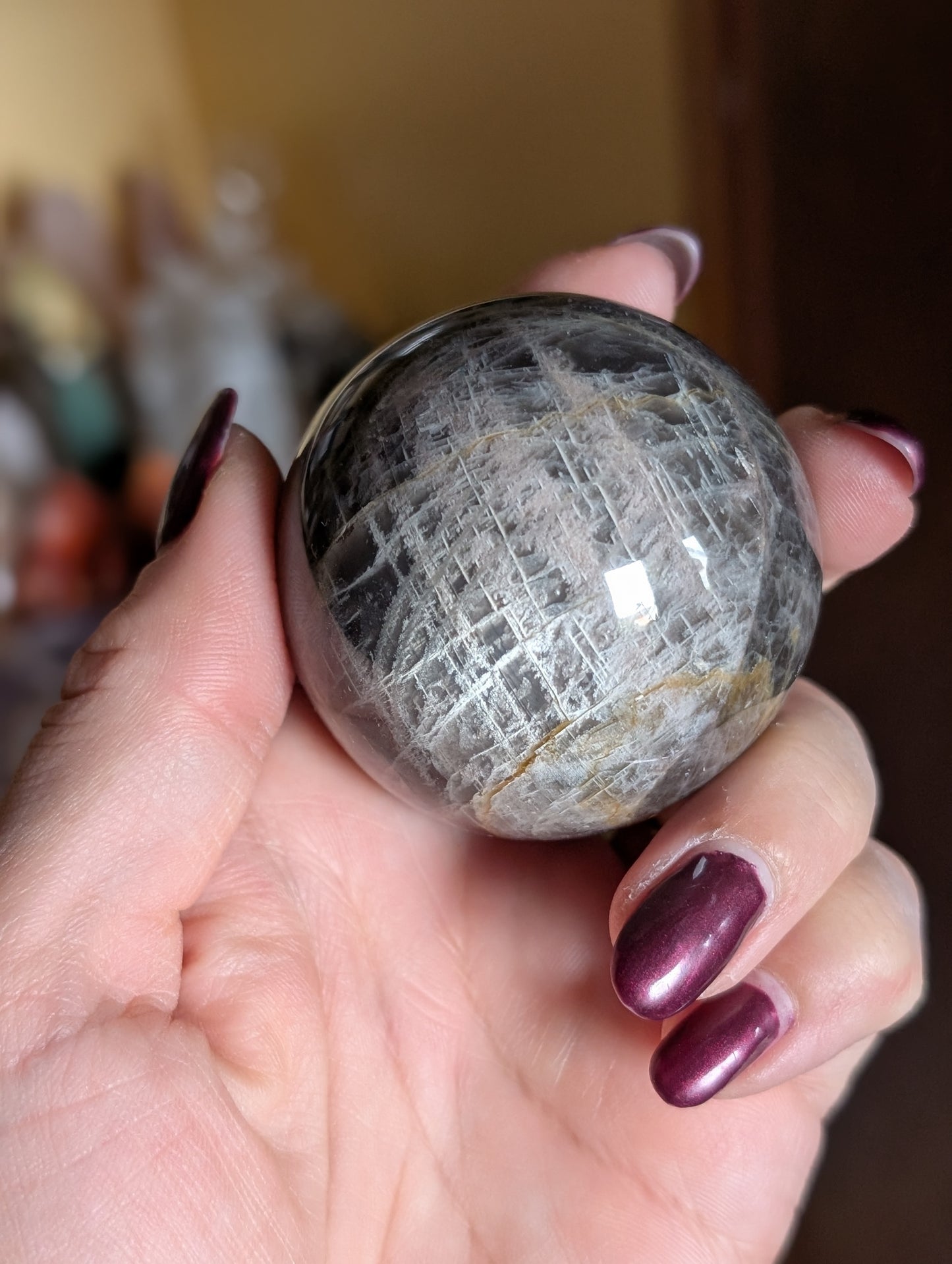 Sphère pierre de lune