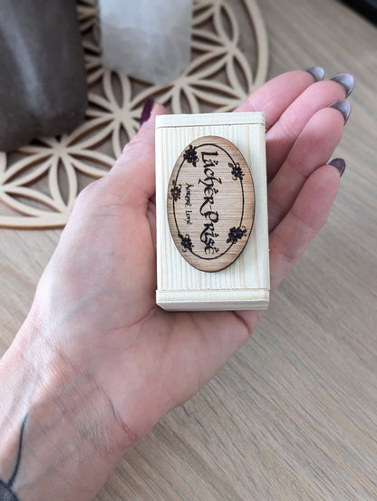 Idée cadeau box labradorite bracelet et coeur